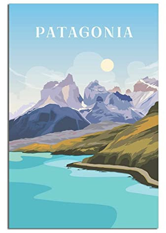 Chile Vintage Reiseposter Gemälde Poster Modern Geschenk Schlafzimmer Deko