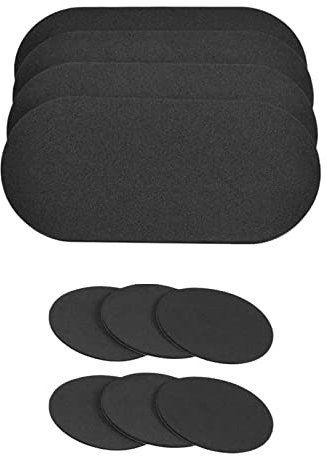 10pcs Grancassa Patch Pedale Stemmi Forte Adesivo Pad Pratica Pad Per Tamburo Tamburo Smorzatore Ammortizzatore Pad Pelli Di Tamburo, Accessori Per Batterie Elettroniche