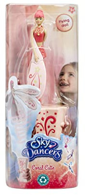 Sky Dancers 926061.006 Coral Cutie | Fliegendes Spielzeug | Puppen | Für Kinder ab 5 Jahren | Keine Batterien erforderlich, Korallenrot, M