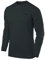 TCA Element Sport Langarmshirt Herren - Funktionsshirt mit Rundhalsausschnitt - Laufshirt Running Shirt atmungsaktiv - Langarm Sportshirt - Sport Oberteil - Dunkelgrün, L