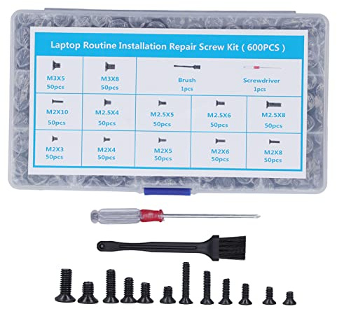 Computer Screws Various Size Electronic Head Flat Head Repair Screws 600 Thin Laptop Screws