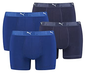 PUMA Boxershorts Herren 4er Pack Sport aus organischer Baumwolle/Unterwäsche Männer (S - XL)