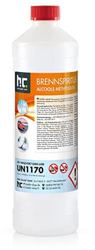 Höfer Chemie 6 x 1 Liter Brennspiritus 94% für Reinigung Haushalt Auto Freizeit