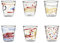 GALBIATI MILANO Carnival 6 Bicchieri da Liquore Assortiti