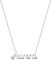 cotigo Collana con Nome in Acciaio Inossidabile - Ciondolo con Nome Personalizzato Collana in Argento o Dorate - Regali Personalizzati per Le Donne San Valentino amore (Aurora-Argentato)