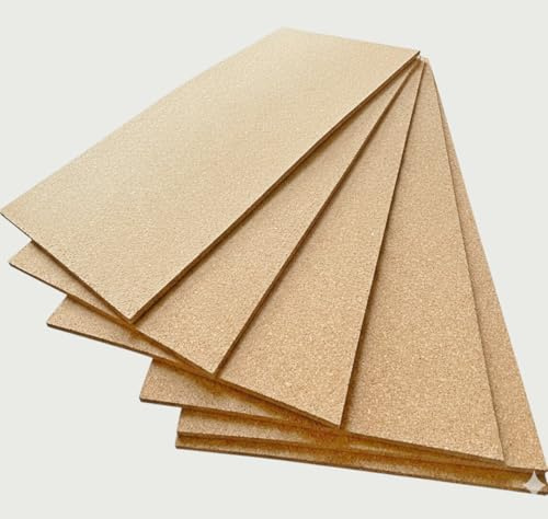 10 Pannelli Isolanti Termici per Interni di Sughero Super Compresso, Sughero Pannelli Muro Coibentati, Fogli da Parete, Fogli Cappotto Interno, DIMENSIONI 100x50cm, SPESSORE 7mm - FUTURAZETA (10 Pz)