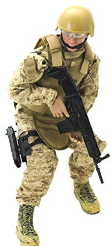 Scakbyer 30.5 cm Actionfiguren Militär Set, Maßstab 1/6 Actionfiguren Set mit Waffen und Zubehör - NB01 - Navy Seal Soldat