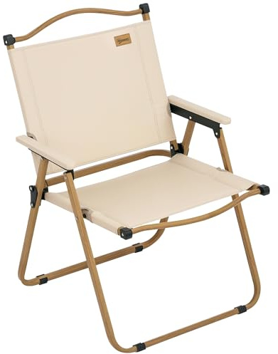 Outsunny Chaise de Camping Pliante Extérieur 54 x 59 x 78 cm Kaki