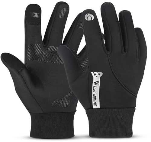 West Biking Fahrradhandschuhe Kinder - Winter Warme Handschuhe Kinder Touchscreen Sporthandschuhe, 2-12 Jahre Anti-Rutsch Reithandschuhe Mädchen Jungen Thermo Fleece Handschuhe