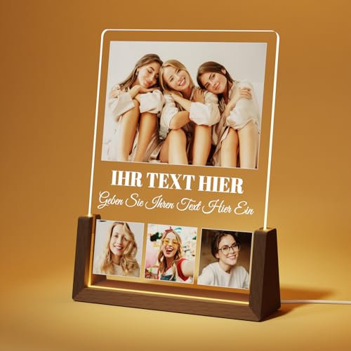 Giftove Personalisierte Geschenke für Mama Beste Freundin & Schwester, Personalisiert Foto Bilderrahmen, Muttertag Geschenk, Sinnvolles Geschenk für Frauen & BFF zum Geburtstag, Weihnachten