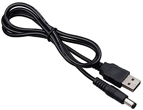 Gzzscortd USB Power Charger Cable Cord for MelodySusie Portable UV LED Nail Lamp Nail Dryer DR-601C/Art04 Replacement Power Cord