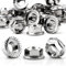 Mbsomnus 10 Pezzi Dadi Flangiati M12 DIN 6923 Dadi Esagonali M12 in Acciaio Inox A2 V2A Dado Autobloccanti Dadi di Bloccaggio Dadi di Serraggio Flangia Dadi di Arresto