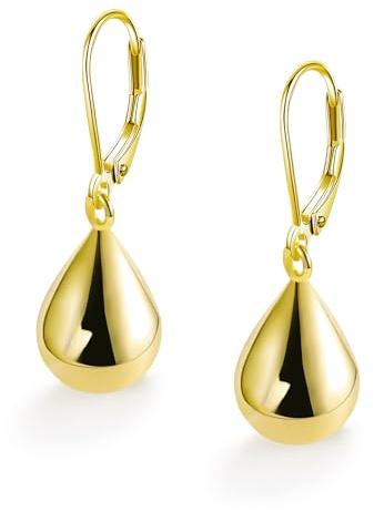 Dangle Earrings Women Gold Silver Heart Ball Bar Drop Pendant Earring | ALEXCRAFT Gold Silver Drop Dangle Earrings Women Heart Ball Bar Pendant Huggie Zircon Earring Minimalist Hypoallergenic Gift