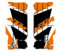 Blackbird Crystall Adesivi per radiatore compatibili con KTM - Set completo di stickers per radiatore e tappo