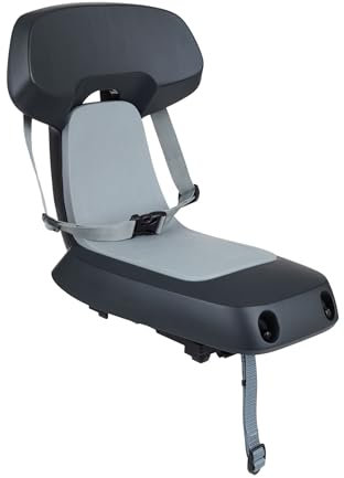 POLISPORT 8636100022 - Siège Guppy Junior MIK HD Polyvalent pour Enfants de 6+, Compatible avec vélos 24''-29'' et vélos électriques avec Porte-Bagages MIK HD, Charge Max. 27 kg, Couleur Gris Foncé