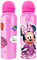 NMB FASHIONS Diseny M Mouse Girls 500ml Water Bottle – Featuring Minnie Drinks Bottle for School Kids, Water Bottle Aluminium Water bottles Kids Ages 3+ Years (Diseny M Mouse Pink)