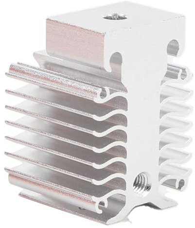 3D-Drucker-Wärme-Ableitungsblock, Aluminiumlegierung 3D-Druckheizkühler für Ender-3 V3 Ke V3 SE Extruder Kühlkörper, 3D-Druckzubehör