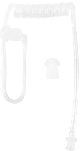 Jkjlorey Earphone Accessories Transparent Coil Acoustic Air Tube Earplug For Two-Way Radio Walkie Talkie Earpiece Headset Accessories
