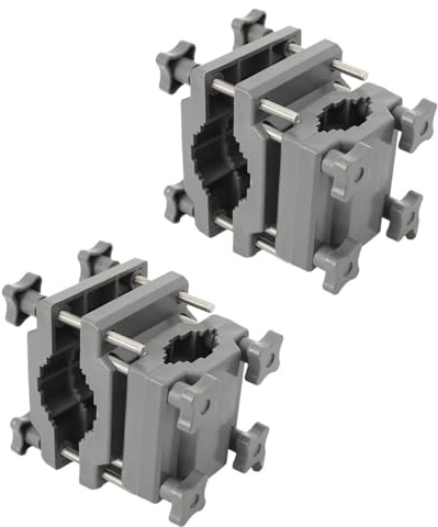 CDZHLTG 2 PCS Support Parasol Balcon,Fixation Universelle pour Garde-Corps sans Perçage, Installation Rapide, pour Tous Parasols, Matériau Nylon et INOX Résistant.