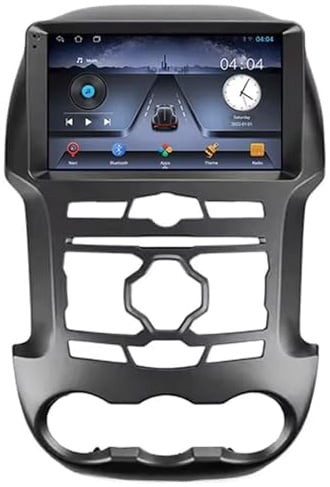 Android 14Car Radio für Ford Ranger 3 2011-2015 9 inch Touch tragbar Android Auto Display, BT//Mirror Link, Voice Control/KarteNavigationsgeräte(P9 2GB+32GB)