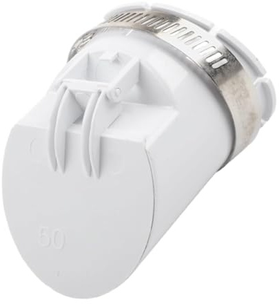 Clapet anti-retour en PVC 50-160 mm, clapet anti-retour for tuyau de drainage avec couvercle de filtre for tuyau de descente d'eau de pluie anti-odeur(50mm)