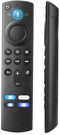Replacement Voice Remote 3rd Gen with Voice Function fit for AMZ Smart TVs 4K/4K Max/Lite/Cube Stick,and fit for Smart TVs Cube (1st Gen and Later)