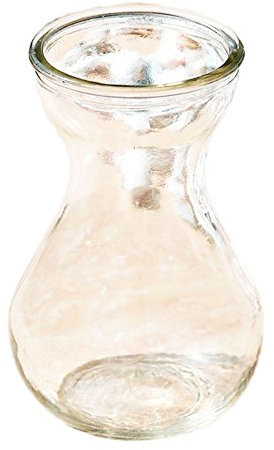 Demarkt 1 Pcs Pots de Fleurs Vase en Verre Transparent Convient pour La Jacinthe et Les Plantes Aquatiques Hydroponiques pour Décoration Balcon Jardin