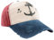 MFAZ Morefaz Ltd Unisex Baumwolle Baseball Cap Star Sport Mütze Baseballkappe Snap Back Trucker (C Anchor Red Nave)