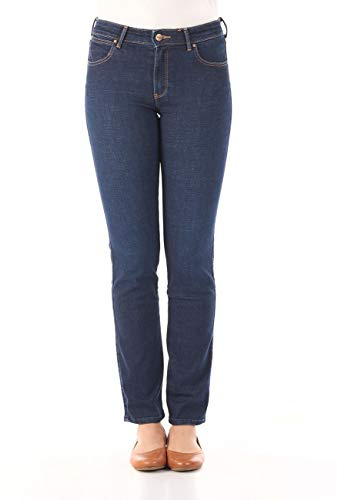 Wrangler Damen Slim Jeans, Blau (Night Blue), 28W / 30L