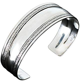 Fly Style Armreif aus 925 Sterling Silber - Handgeschmiedet Silber-Schmuck im keltischen Design, Modelle:Modell A