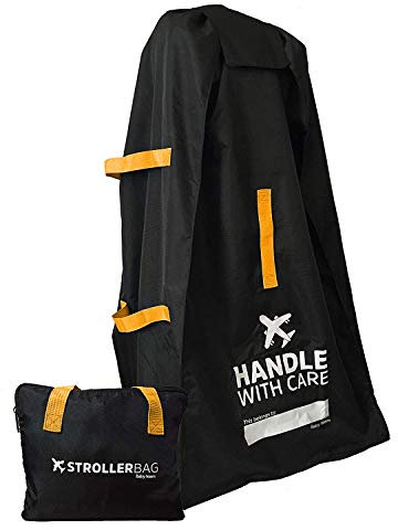 Baby team Stroller Travel Bag for Airplane - Ideal for Large/Single/Double/Jogging Strollers, Durable, Water-Resistant with Adjustable Straps