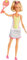 Barbie GJL65 - Tennisspielerin-Puppe, blond, mit Tennisdress, Tennisschläger und Tennisball, Spielzeug ab 3 Jahren