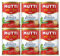 Mutti Polpa Feinstes Tomaten-Fruchtfleisch mit Basilikum - 100% italienisch (6 x 400g)