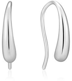 Ania Haie Damen-Ohrhänger Luxe Hook 925er Silber One Size Silber 32014112