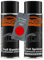 TRISTARcolor Motorradlack Spraydosen Set für Piaggio Scooters 892 Rosso Zip Perl Grundlack Basislack Sprühdose 400ml