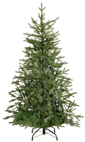 Dellonda Realistic Artificial 5ft/150cm Hinged Christmas Tree with 750+ PE Tips & PVC Interior - DH44