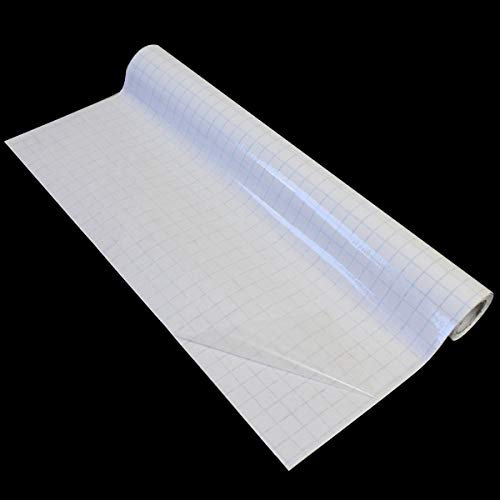 Bright Ideas Rouleau de film de protection transparent à base d'eau avec grille de découpe 330 mm x 3 m