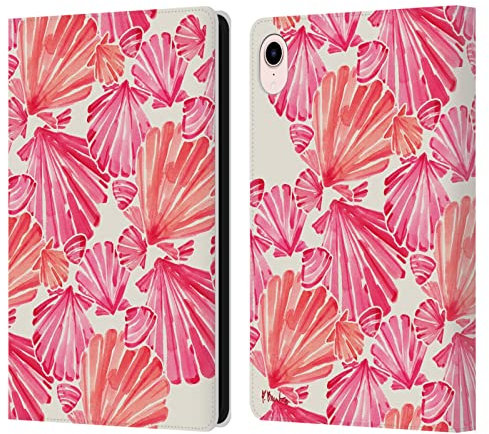 Head Case Designs sous Licence Officielle Paul Brent Coquille Saint-Jacques Côtier Étui Portefeuille en Cuir Compatible avec Apple iPad Mini (2021/2024)