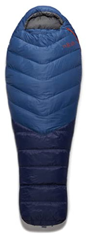 Rab Alpine 400 Schlafsack, Ink, Regular Left