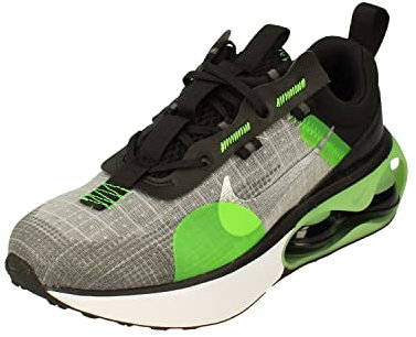 NIKE Air Max 2021 GS Running Trainers DA3199 Sneakers Shoes (UK 5.5 us 6Y EU 38.5, Black Chrome Green Strike 004)