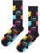 Happy Socks Unisex Cat Socken, Schwarz, 41-46