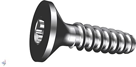 Schriever STSplus 8x35mm Edelstahl Thermoplast-Senkkopfschraube KN6041, Anzahl:250 Stück