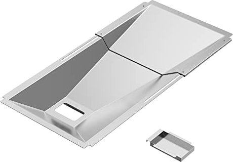 Verstellbare Fettwanne mit Fangpfanne für Nexgrill 720–0830H Gasgrill, Universal-Tropfpfanne, Ersatzteile für Nexgrill, Charbroil, Expect Grill, Kenmore, BHG und weitere 3/4/5 Brenner Gasgrills