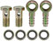 QUARKZMAN 2 Satz Auto Banjo Bolzen Schlauch Barb Fittings Adapter M12x1.5 10mm
