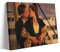 ELedvb Titanic Movies Kate Winslet Kiss Leonardo DiCaprio Leinwand-Poster, dekoratives Gemälde, Leinwand-Wandposter und Kunstdruck, modernes Familienschlafzimmer-Dekor-Poster, 50 x 75 cm