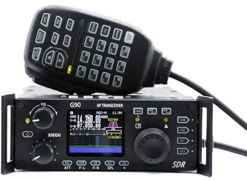 Xiegu G90 HF Transceiver SDR 20W SSB/CW/AM Eingebauter automatischer Antennen-Tuner Anderson-Schnittstelle