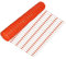 UISEBRT Absperrzaun aus Kunststoff Schutznetz Bauzaun Warnnetz Auffangnetz Begrenzungszaun Wildzaun Flexibel Gartennetz Orange, 1 x 80 m