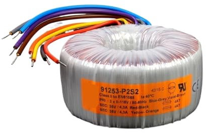 SHYISY 300W Dual 35V Ringkerntransformator Vierdraht 2X115V Eingang Importiert Fever Ring Cow 300VA