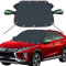 PHYLES Copri Parabrezza,Copri Parabrezza per Auto Inverno,Telo Parabrezza Auto Antigelo e Protezione Solare,Copertura Parabrezza con Magnete e Gancio per Cinghia Fissa