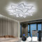 Sky angle Plafoniera Led soffitto stile Moderno con ALEXA e Google Home, Dimmerabile Lampadario Camera da letto con Telecomando (Diametro 100cm)